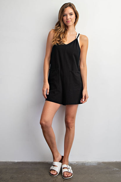 Cotton Lycra Sleeveless Romper